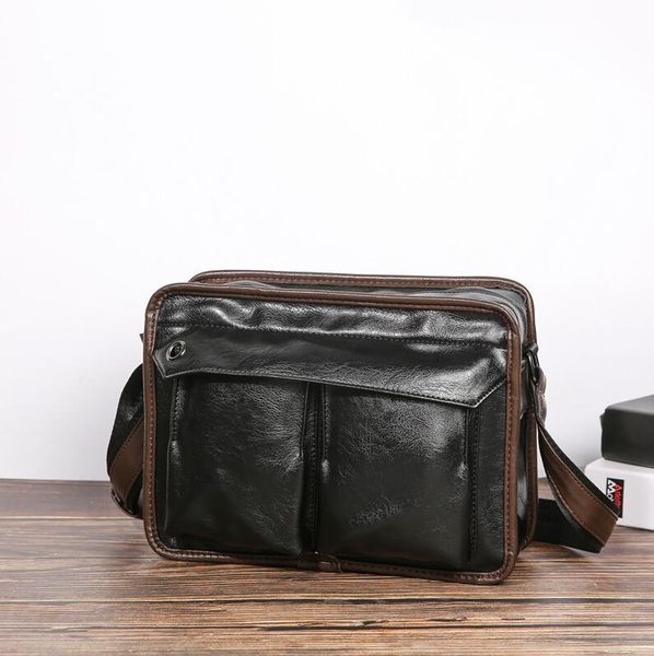 factory wholesale men handbag business casual leather messenger bags pocket decoration mens shoulder bag fashion contrast leathers handbags
factory wholesale men handbag business casual leather messenger bags pocket decoration mens shoulder bag fashion contrast leathers handbags