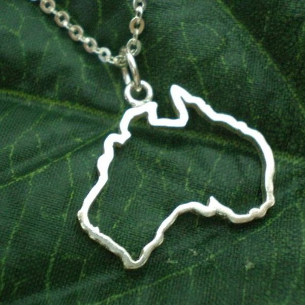10pcs outline australia map pendant necklace - sydney, melbourne, perth, brisbane, tasmania geek city geographic map necklace jewelry, Silver
10pcs outline australia map pendant necklace - sydney, melbourne, perth, brisbane, tasmania geek city geographic map necklace jewelry, Silver