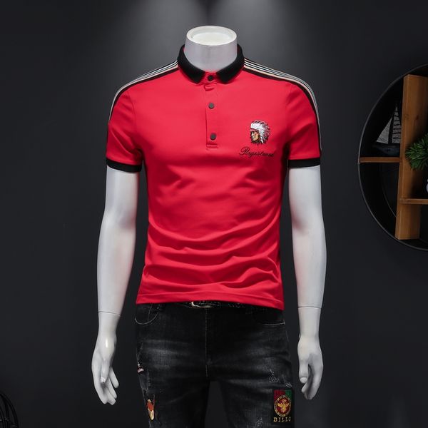summer new red natal year polo shirt embroidery leads fashion halfsleeved striped joint bottoming shirt men, White;black
summer new red natal year polo shirt embroidery leads fashion halfsleeved striped joint bottoming shirt men, White;black