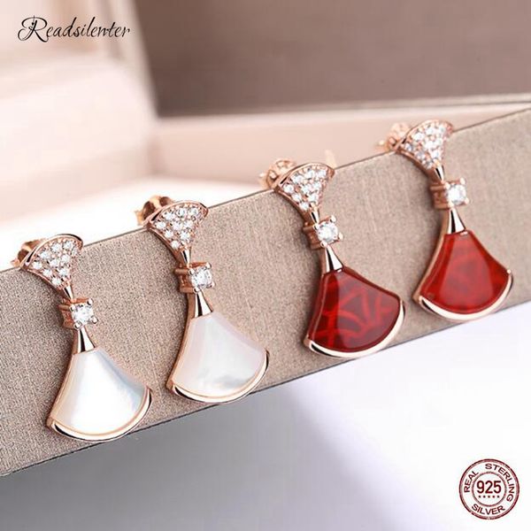 readsilenter s925 pure silver skirt earrings white fritillary with fan-shaped drill earrings non allergic
readsilenter s925 pure silver skirt earrings white fritillary with fan-shaped drill earrings non allergic