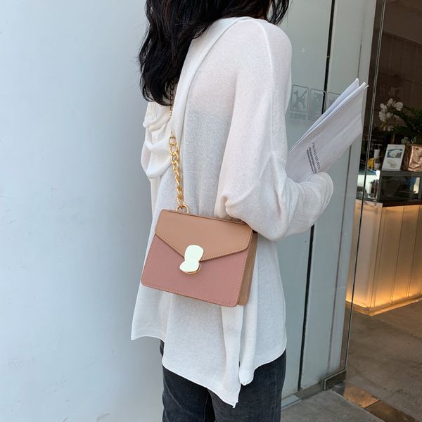 fashion color block chain pu leather crossbody bags for women 2020 small shoulder messenger bag female handbags and black purses
fashion color block chain pu leather crossbody bags for women 2020 small shoulder messenger bag female handbags and black purses
