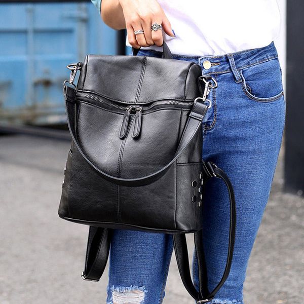 2019 new women fashion korean pu leather backpack solid waterproof easy match soft bag girls' multifunction casual travel packet
2019 new women fashion korean pu leather backpack solid waterproof easy match soft bag girls' multifunction casual travel packet