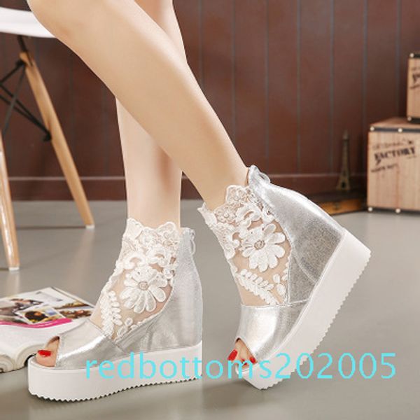 wedge sandals inside the thickening high-heeled muffin bottom flat shoes fish mouth lace hollow 2019 summer new fast delivery r05, Black
wedge sandals inside the thickening high-heeled muffin bottom flat shoes fish mouth lace hollow 2019 summer new fast delivery r05, Black