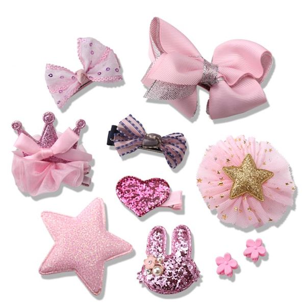 hair accessories 10pcs/set kids clip ribbon bow hairpins girls princess headdress crown grip for birthday, Slivery;white
hair accessories 10pcs/set kids clip ribbon bow hairpins girls princess headdress crown grip for birthday, Slivery;white