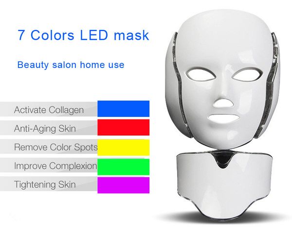 led facial light therapy skin rejuvenation led neck mask with 7 colors for home spa use
led facial light therapy skin rejuvenation led neck mask with 7 colors for home spa use