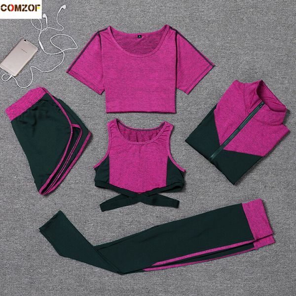 спортивная одежда женщины йога наборов лоскутных пальто + футболка + сексуальный бюстгальтер + шорты + брюки тренажерный зал 5 штук набора б
спортивная одежда женщины йога наборов лоскутных пальто + футболка + сексуальный бюстгальтер + шорты + брюки тренажерный зал 5 штук набора б