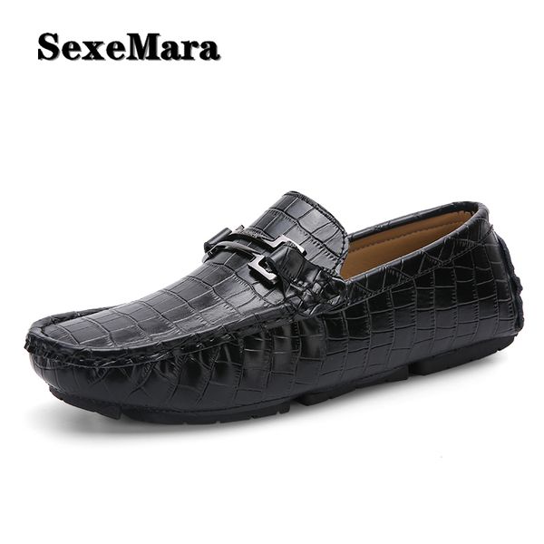 sexemara loafers men fashion leather rubber sole slip on casual shoes driving shoes footwear peas zapatos hombre, Black
sexemara loafers men fashion leather rubber sole slip on casual shoes driving shoes footwear peas zapatos hombre, Black