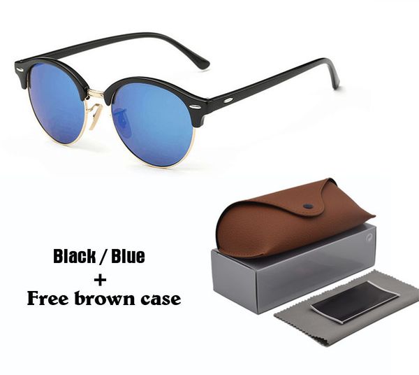 Brand designer Retro round sunglasses women men New steampunk Sun glasses Half-metal frame G15 uv400 lens with brown cases and accessories
Brand designer Retro round sunglasses women men New steampunk Sun glasses Half-metal frame G15 uv400 lens with brown cases and accessories