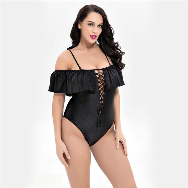 plus size womens designer solid color hollow one piece swimsuit slim fit summer famale clothing fashion swimwear, White;black
plus size womens designer solid color hollow one piece swimsuit slim fit summer famale clothing fashion swimwear, White;black