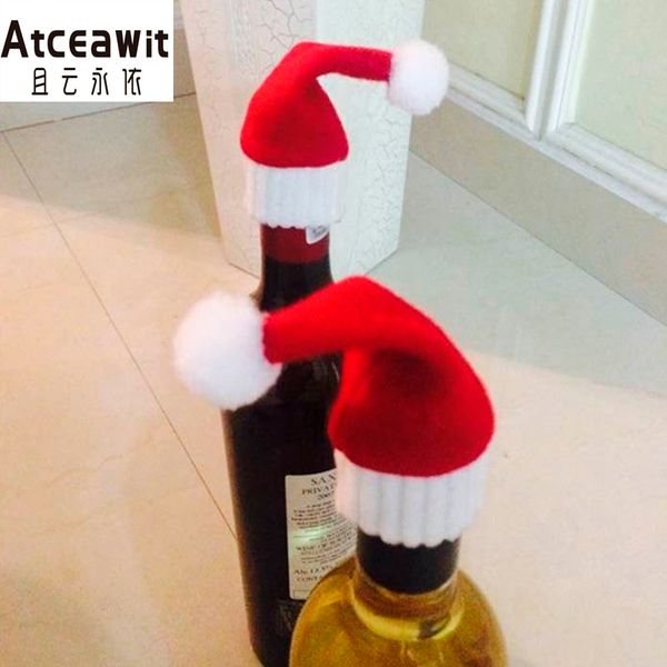 20pcs/lot red christmas wine bottle caps mini santa hat party dinner table decoration for home christmas decoration
20pcs/lot red christmas wine bottle caps mini santa hat party dinner table decoration for home christmas decoration