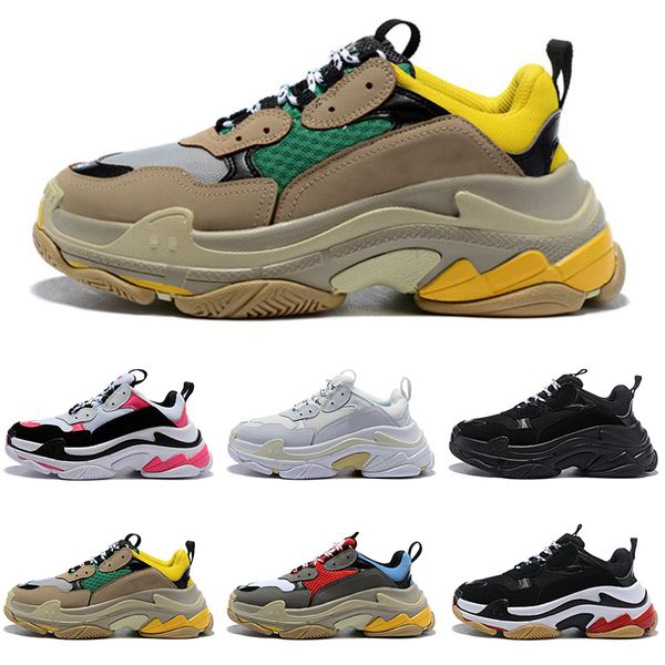 with socks new men women sneakers paris platform luxury vintage old grandpa designer lace-up casual shoes triple-s jogging sports trainers, White;red
with socks new men women sneakers paris platform luxury vintage old grandpa designer lace-up casual shoes triple-s jogging sports trainers, White;red