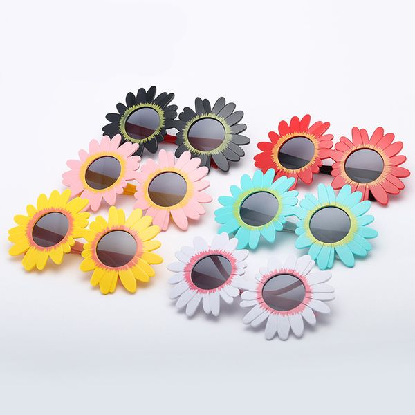 

Children's Fashion Sunglasses Sunflowers Kids Sun Glasses UV400 Summer Outdoor Travel Anti Radiation Glasses Protective Eyewear