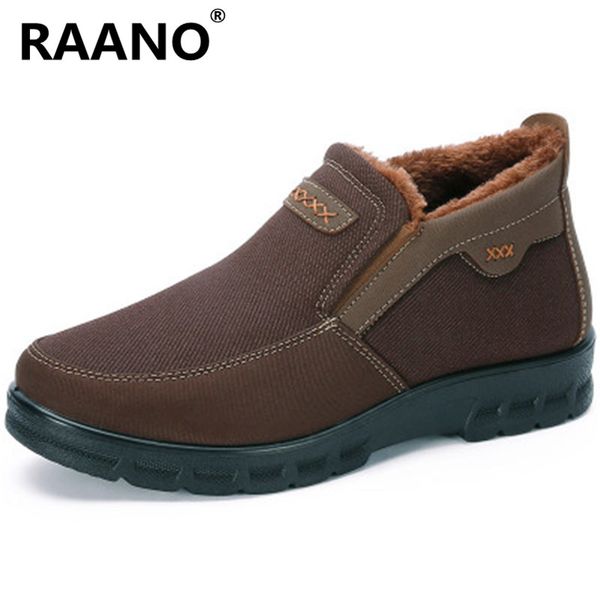 size 38-48 fashion winter men canvas ankle boots plush inside non-slip keep warm snow boots comfortable father cotton shoes, Black
size 38-48 fashion winter men canvas ankle boots plush inside non-slip keep warm snow boots comfortable father cotton shoes, Black