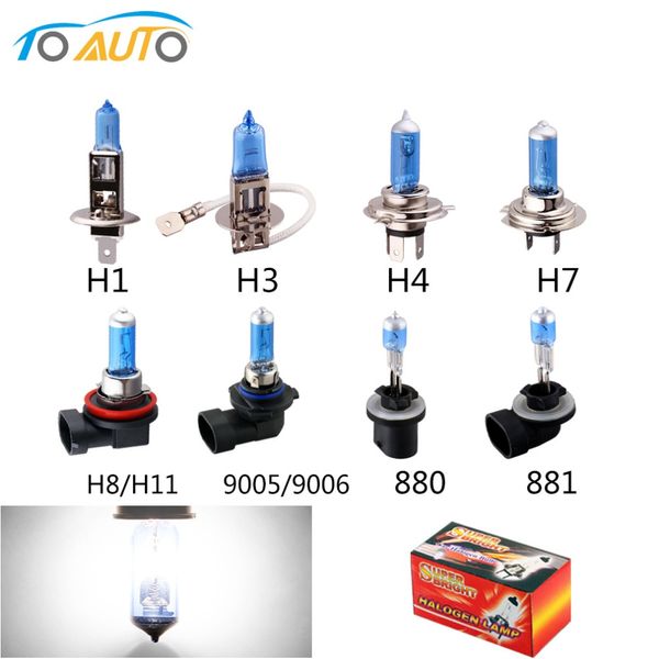 

h7 halogen 55w h1 h3 h4 h8 h9 h11 9005 9006 880 881 car headlight bulbs 27w/35w/55w/100w 12v 24v 5000k white auto headlamp