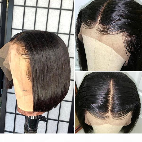 13x4 short lace front human hair wigs 6- 16 inch brazilian straight bob wig pre plucked with baby hair frontal wigs, Black
13x4 short lace front human hair wigs 6- 16 inch brazilian straight bob wig pre plucked with baby hair frontal wigs, Black