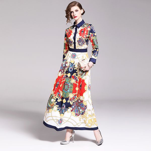 luxury classic button front shirt dress plus size fashion elegant floral print lantern sleeve lapel neck party prom ladies runway dresses, Black;gray
luxury classic button front shirt dress plus size fashion elegant floral print lantern sleeve lapel neck party prom ladies runway dresses, Black;gray