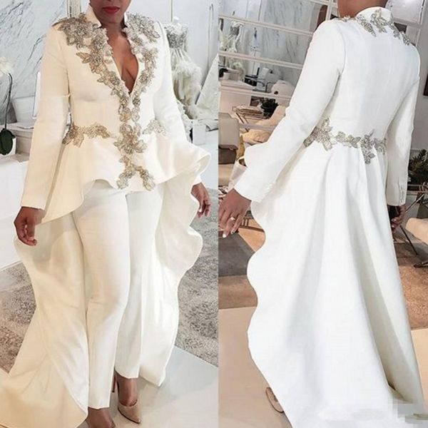 2020 elegant woman plus size long white and gold muslim arabic evening gowns pants prom dresses formal party dress, Black
2020 elegant woman plus size long white and gold muslim arabic evening gowns pants prom dresses formal party dress, Black