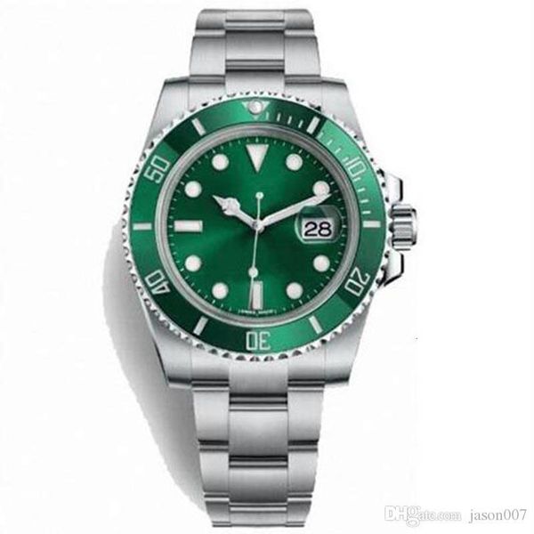 40mm luminous green dial sapphire crystal mens watch watches auto date submairn automatic rotatable stainless steel bezel sport wristwatches, Slivery;brown
40mm luminous green dial sapphire crystal mens watch watches auto date submairn automatic rotatable stainless steel bezel sport wristwatches, Slivery;brown