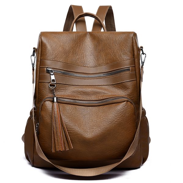 fashion backpack women black anti theft travel backpack leather tassel zipper vintage school bag rucksack female handbag
fashion backpack women black anti theft travel backpack leather tassel zipper vintage school bag rucksack female handbag