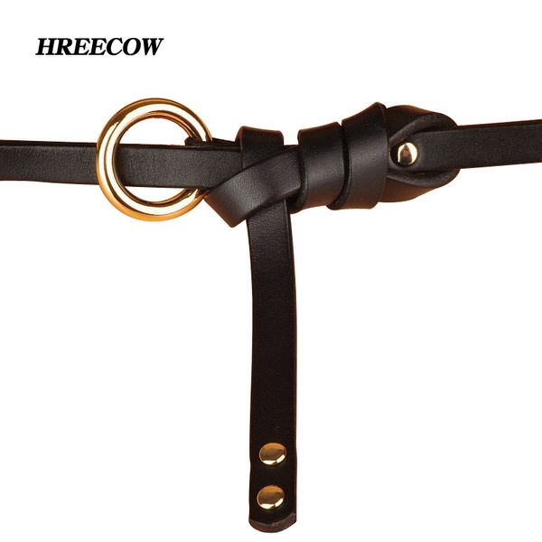 no hole knot female belt circular buckle genuine leather decoration thin strap women belts cummerbunds, Black;brown
no hole knot female belt circular buckle genuine leather decoration thin strap women belts cummerbunds, Black;brown