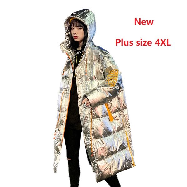 winter women down jacket silver glossy cotton coats female 2020 autumn plus size 4xl thick warm outwear female long coat parkas, Black
winter women down jacket silver glossy cotton coats female 2020 autumn plus size 4xl thick warm outwear female long coat parkas, Black
