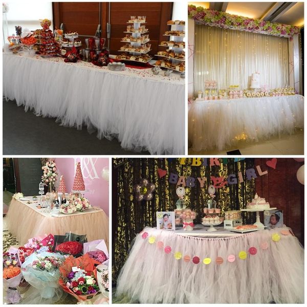 lanlan romantic wedding party birthday supply dessert station gauze decoration table skirts table skirt
lanlan romantic wedding party birthday supply dessert station gauze decoration table skirts table skirt