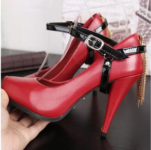 charm women creative design convenient pu leather shoes belt ankle shoe tie lady strap lace band for holding loose high heels, Black
charm women creative design convenient pu leather shoes belt ankle shoe tie lady strap lace band for holding loose high heels, Black