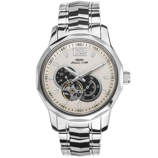 fashion automatic mechanical watch five degree waterproof mechanical watch men hollow-out mechanical watch 24-hour indicator timing code lum, Slivery;brown
fashion automatic mechanical watch five degree waterproof mechanical watch men hollow-out mechanical watch 24-hour indicator timing code lum, Slivery;brown