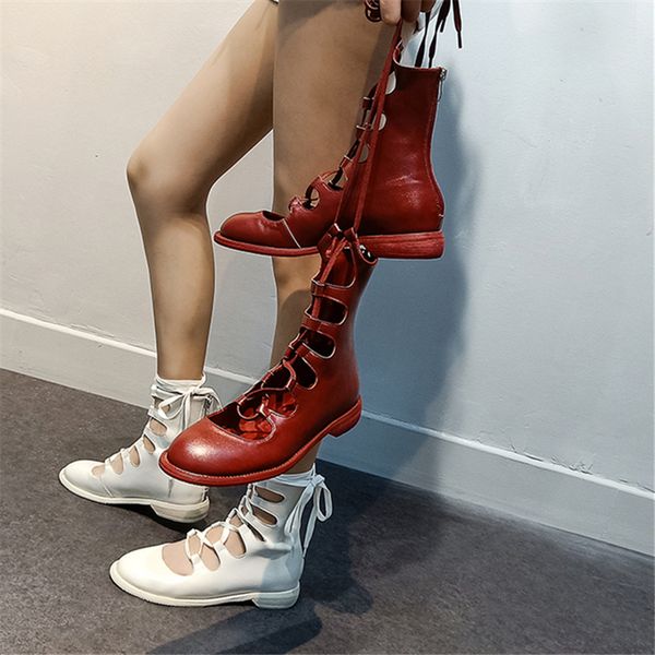 autumn shoes woman cross-tied round toe boots women chunk low heels botas mujer invierno 2019 cut-outs motorcycle ankle booties, Black 
autumn shoes woman cross-tied round toe boots women chunk low heels botas mujer invierno 2019 cut-outs motorcycle ankle booties, Black