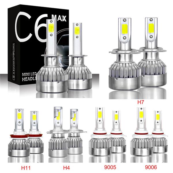 2pcs 9005/9006/h7/h11/h4 140w 4000lm ip68 9v-36v cob led headlight hi/lo kit canbus bulbs 6000k white long life car fog lights
2pcs 9005/9006/h7/h11/h4 140w 4000lm ip68 9v-36v cob led headlight hi/lo kit canbus bulbs 6000k white long life car fog lights
