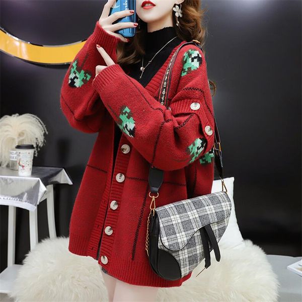 2019 sweater cardigan women loose early autumn and winter new solid color long-sleeved wild knitted jacket, White
2019 sweater cardigan women loose early autumn and winter new solid color long-sleeved wild knitted jacket, White