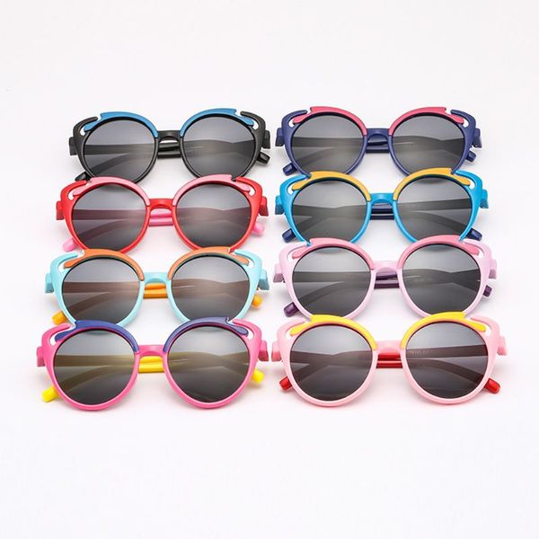 children sunglasses boys girls kids tac sun glasses ultra-soft silicone uv400, White;black
children sunglasses boys girls kids tac sun glasses ultra-soft silicone uv400, White;black