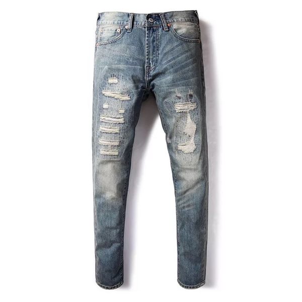 men designer pants skinny jeans men's distressed ripped skinny jeans fashion designer mens jeans slim motorcycle designer pants, Blue
men designer pants skinny jeans men's distressed ripped skinny jeans fashion designer mens jeans slim motorcycle designer pants, Blue