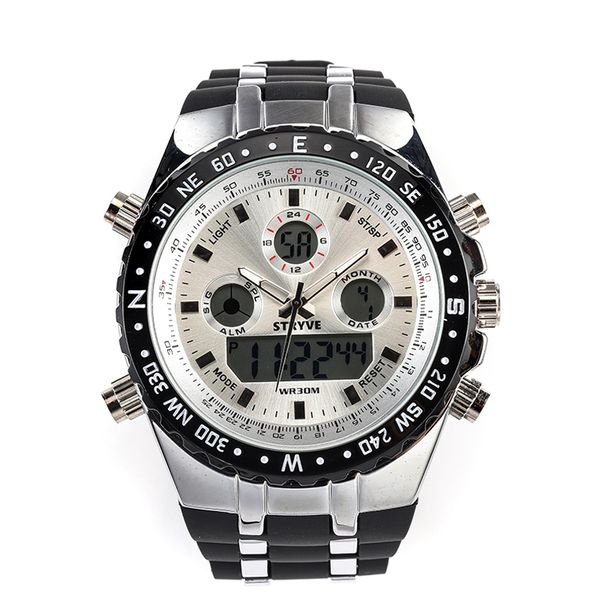 montre homme многофункциональные спортивные часы army big циферблата сигнализации светодиодный дисплей часы мужские цифровые кварцевые часы, Slivery;brown
montre homme многофункциональные спортивные часы army big циферблата сигнализации светодиодный дисплей часы мужские цифровые кварцевые часы, Slivery;brown