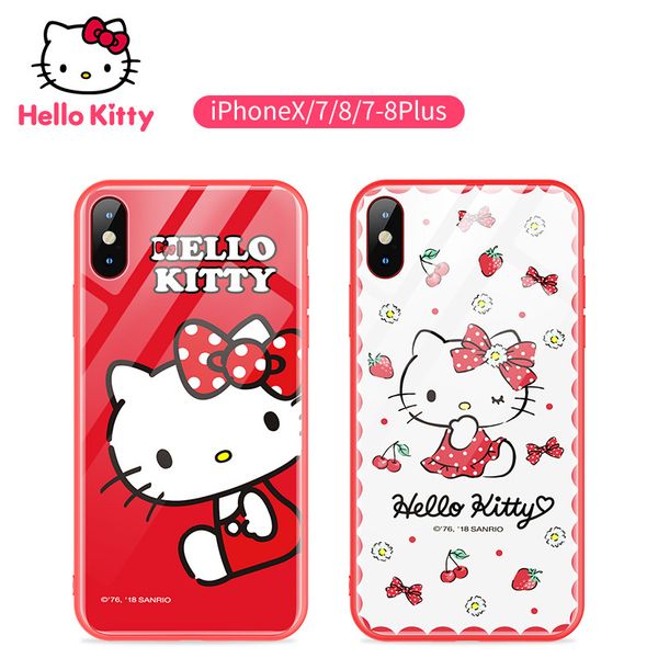 for iphone x xr xs hello kitty glass phone case all-inclusive 7 8 plus 9 patterns and styles smooth touch four corners anti-fall
for iphone x xr xs hello kitty glass phone case all-inclusive 7 8 plus 9 patterns and styles smooth touch four corners anti-fall