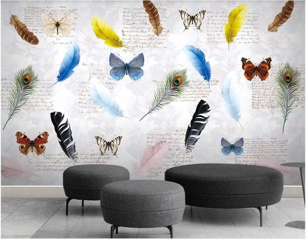 3d room wallpaper custom p mural modern colorful feather butterfly english restaurant bar background wall paper wallpaper for walls 3 d
3d room wallpaper custom p mural modern colorful feather butterfly english restaurant bar background wall paper wallpaper for walls 3 d