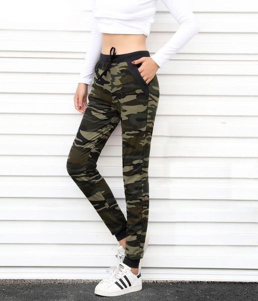 women's trousers drawstring waist camouflage pencil trousers european and american tight elastic camouflage pants style, Black
women's trousers drawstring waist camouflage pencil trousers european and american tight elastic camouflage pants style, Black