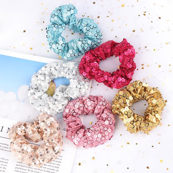 hair clips elegant rope for women laser scrunchy ponytail holder elastic band girl glitter sequin accessories
hair clips elegant rope for women laser scrunchy ponytail holder elastic band girl glitter sequin accessories