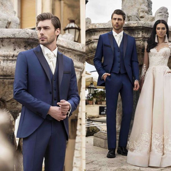 navy mens wedding tuxedos 2019 black notched lapel one button groom pants suits custom made handsome 3 pieces men blazer, Black;gray
navy mens wedding tuxedos 2019 black notched lapel one button groom pants suits custom made handsome 3 pieces men blazer, Black;gray