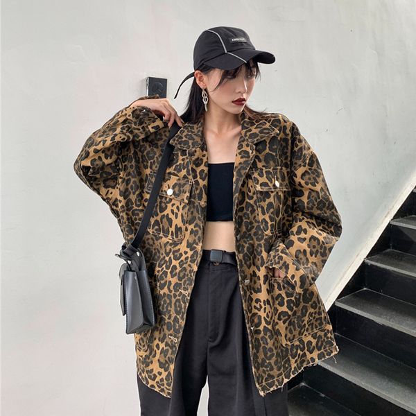 oversized leopard coats and jackets women spring autumn denim jacket women jeans jackets camouflage streetwear coat wj329, Black;brown
oversized leopard coats and jackets women spring autumn denim jacket women jeans jackets camouflage streetwear coat wj329, Black;brown