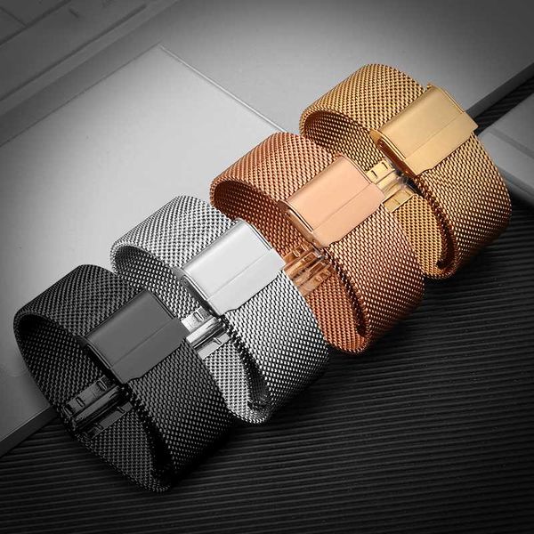 abbylun milanese stainless steel watch strap band 16mm 20mm 22mm watchband bracelet strap mesh buckle replacement watchbands, Black;brown
abbylun milanese stainless steel watch strap band 16mm 20mm 22mm watchband bracelet strap mesh buckle replacement watchbands, Black;brown