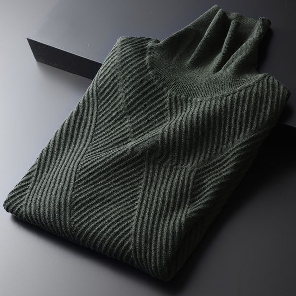 minglu green sweater men luxury turtleneck wool thick mens sweaters fashion winter slim fit solid color pullover sweater male, White;black
minglu green sweater men luxury turtleneck wool thick mens sweaters fashion winter slim fit solid color pullover sweater male, White;black