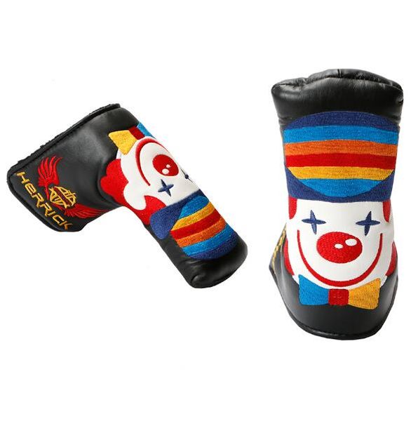 golf clubs putter headcover clever clown embroidery covers golf headcover for blade putter with high quality
golf clubs putter headcover clever clown embroidery covers golf headcover for blade putter with high quality
