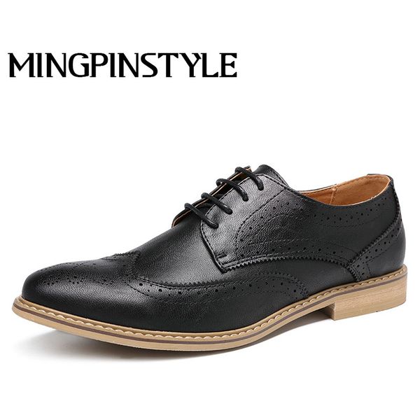 dropshipping 2019 new fashion mens casual lace up leather shoes male spring bullock dress wedding business nightclub shoes a222, Black
dropshipping 2019 new fashion mens casual lace up leather shoes male spring bullock dress wedding business nightclub shoes a222, Black