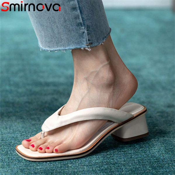 smirnova 2020 genuine leather shoes women slipper fashion flip flops square heel summer casual shoes ladies, Black
smirnova 2020 genuine leather shoes women slipper fashion flip flops square heel summer casual shoes ladies, Black