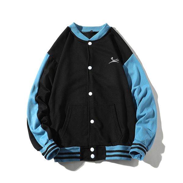 spring fashion new sport jacket men knitted coat men female loose sportswear casual couples baseball jackets male clothing, Black;brown
spring fashion new sport jacket men knitted coat men female loose sportswear casual couples baseball jackets male clothing, Black;brown