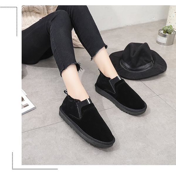 women snow sneakers boots ankle shoes outdoor anti-slip booties winter warming h66, Black
women snow sneakers boots ankle shoes outdoor anti-slip booties winter warming h66, Black