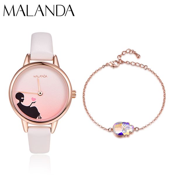 rose gold skull design watch & crystals from bracelets bracelets set for women quartz watches ladies luxury jewelry, Slivery;brown
rose gold skull design watch & crystals from bracelets bracelets set for women quartz watches ladies luxury jewelry, Slivery;brown
