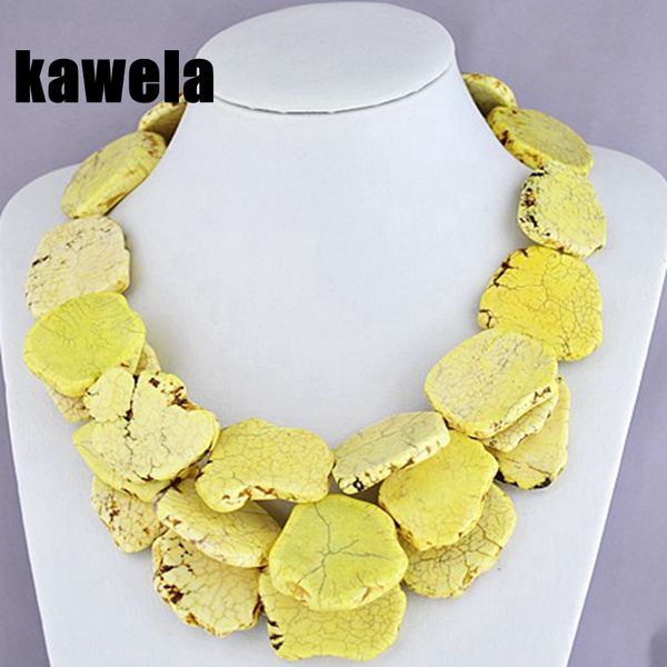 layered chunky statement fashion yellow necklace, Silver
layered chunky statement fashion yellow necklace, Silver