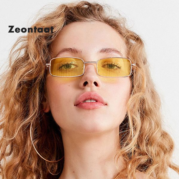zeontaat small rectangle sunglasses men yellow lens 2019 metal frame clear lens vintage retro red sun glasses for women, White;black
zeontaat small rectangle sunglasses men yellow lens 2019 metal frame clear lens vintage retro red sun glasses for women, White;black
